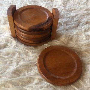 Wooden Stacking Coaster Set of 6